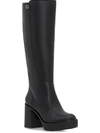 LUCKY BRAND ODILLIE WOMENS LEATHER TALL KNEE-HIGH BOOTS