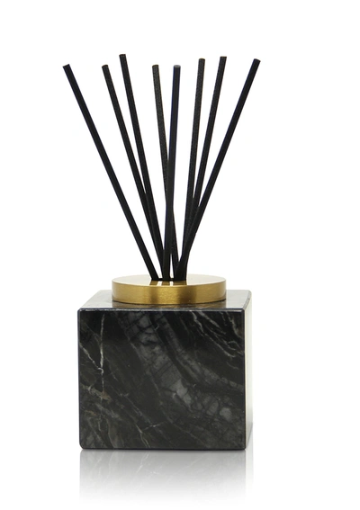 Vivience Black Marble Reed Diffuser, "cold Water" Scent