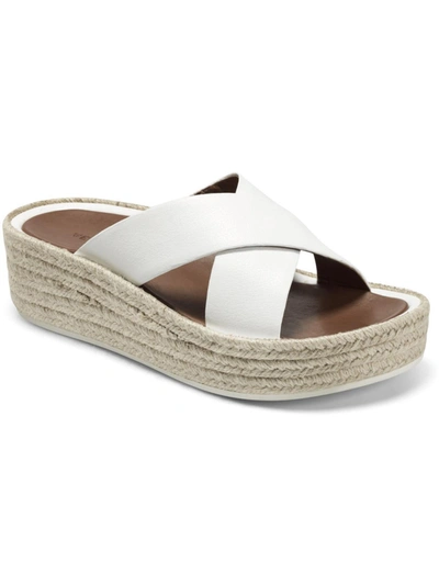 Aerosoles Day Womens Slip On Heeled Espadrilles In Multi