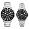 FOSSIL UNISEX HIS AND HERS MULTIFUNCTION, STAINLESS STEEL WATCH SET