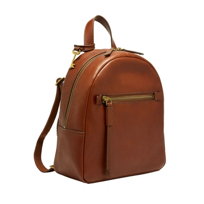 Fossil Women's Megan Eco Leather Small Backpack In Brown