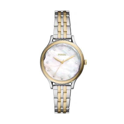 Fossil Outlet Women's Laney Three-hand, Stainless Steel Watch In Gold