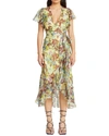 TANYA TAYLOR BLAIRE LINEN & SILK-BLEND DRESS