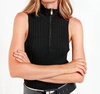 AS BY DF Victoria Falls Top in Black