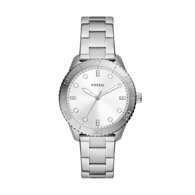 Fossil Women's Dayle Three-hand, Stainless Steel Watch In Silver