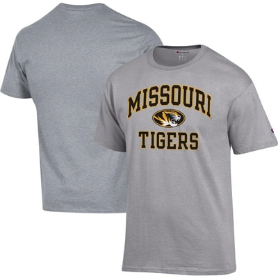 Champion Heather Gray Missouri Tigers High Motor T-shirt