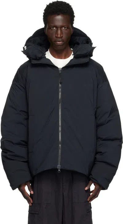 66°north Black Ægisíða Reversible Down Jacket In 900 Black