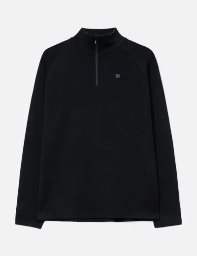 66°north Básar Zip Neck In Black