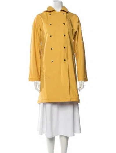 Pre-owned 66°north Coat In Yellow