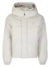 66°north Dyngja Down Short Jacket In White