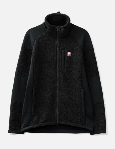 66°north Tindur Shearling Jacket In Black