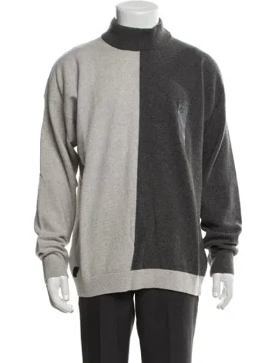 Pre-owned 66°north Wool Colorblock Pattern Pullover W/ Tags In Grey