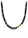 DAVID YURMAN Nevelson Bead Necklace with Black Onyx in 18K Gold