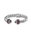 DAVID YURMAN Cable Berries Pink Sapphire & Stainless Steel Bracelet