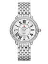 MICHELE WATCHES Serein 16 Diamond, Mother-Of-Pearl & Stainless Steel Bracelet Watch