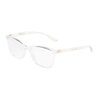 Dolce & Gabbana 54mm Rectangular Optical Glasses In White