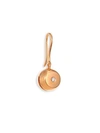 AURELIE BIDERMANN Telemaque Diamond & 18K Rose Gold Single Bell Earring