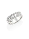 MESSIKA WOMEN'S MOVE NOA PAVÉ DIAMOND & 18K WHITE GOLD RING,400093052113