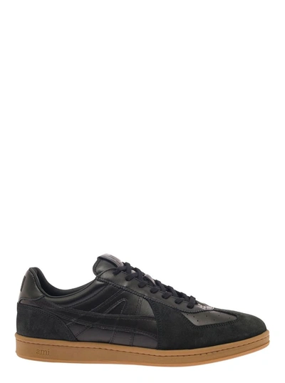 Ami Alexandre Mattiussi Ami Tennis Sneakers In Black