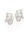 MESSIKA Glam'Azone 18K White Gold & Diamond Pavé Clip-On Ear Cuffs