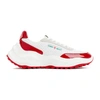 Casablanca Atlantis Leather Low Top Sneakers In White