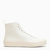 JIL SANDER JIL SANDER PORCELAIN CANVAS HIGH TOP TRAINER