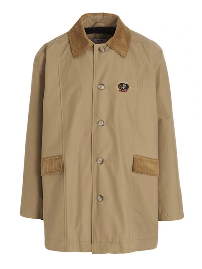 Martine Rose Trench Hanging Sports Casual In Beige