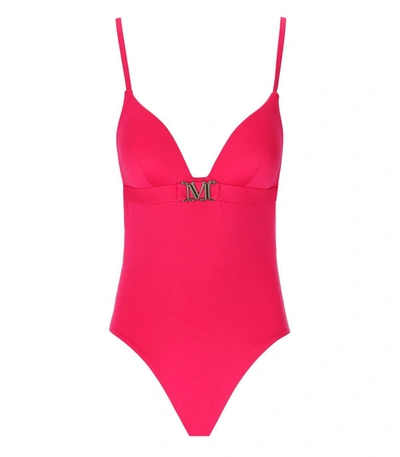 Max Mara Beachwear Cecilia Fuchsia Swimsuit In Fucsia