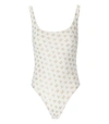 Max Mara Beachwear Clarice White Swimsuit In White