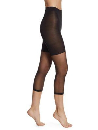 Spanx Luxe Leg Footless Tights In Black.