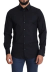 Dolce & Gabbana Elegant Black Formal Cotton Shirt In Black