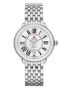 MICHELE WATCHES Serein 16 Diamond, Mother-Of-Pearl & Stainless Steel Bracelet Watch