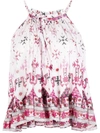 Isabel Marant Étoile Metallic Threading Draped Top In White