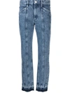 Isabel Marant Étoile Sulanoa Mid-rise Slim Jeans In Clear Blue