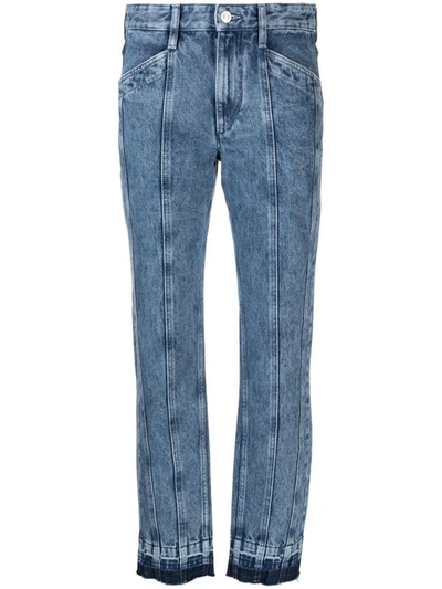 Isabel Marant Étoile Sulanoa Cotton Jeans In Blu