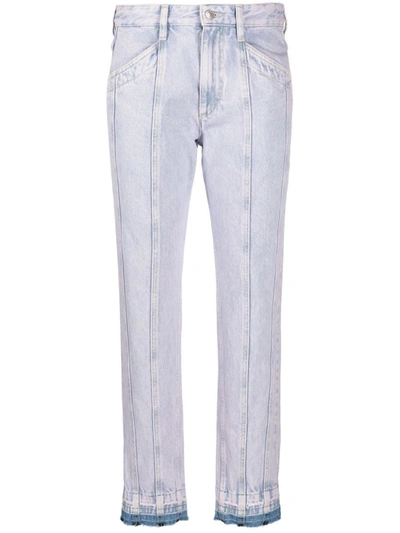 Isabel Marant Étoile Sulanoa Cotton Trousers In Lilac