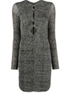 Isabel Marant Cut-out Silhouette Mini Dress In Black