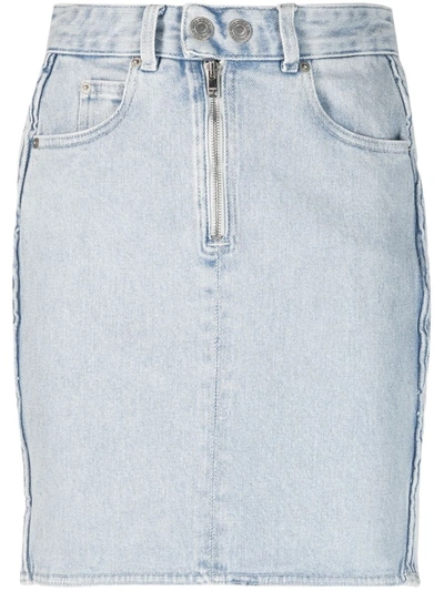 Isabel Marant High-waisted Denim Skirt In Blue