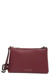 Marc Jacobs The Cosmo Leather Crossbody Bag In Pomegranate