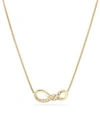 DAVID YURMAN WOMEN'S CONTINUANCE SMALL PENDANT NECKLACE WITH DIAMONDS IN 18K YELLOW GOLD,0400092890686