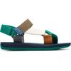 Camper Match Touch-strap Sandals In Green