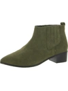 Nydj Gillan Womens Suede Pointed Toe Chelsea Boots In Pink