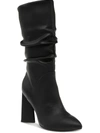 DOLCE VITA WOMENS LEATHER HIGH HEEL MID-CALF BOOTS