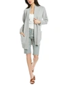 Vince Shawl Collar Cashmere Cardigan In Grey