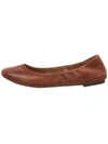 Lucky Brand Emmie Womens Leather Round Toe Ballet Flats In Brown