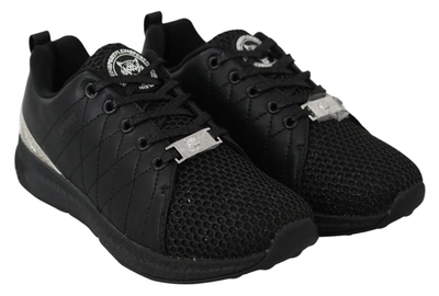 Plein Sport Polyester Runner Gisella Trainers Women's Shoes In Black