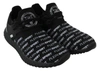 Plein Sport Black Polyester Runner Henry Sneakers In Black