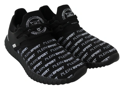 Plein Sport Polyester Runner Henry Sneakers Men's Shoes In Black