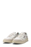 Autry Medalist Low Sneaker In White/ Green