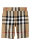 BURBERRY KIDS' HALFORD CHECK SHORTS